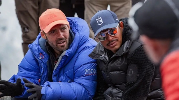 Spencer Matthews with Nirmal 'Nims' Purja (Disney+/PA)