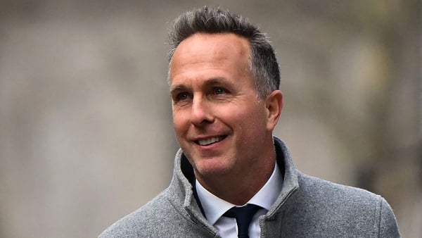 Michael Vaughan arrives at the Cricket Discipline Commission hearing