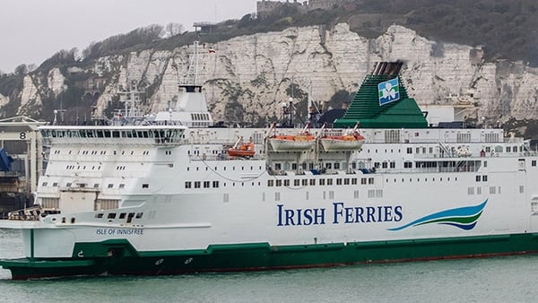 The Isle of Innisfree crosses the English Channel from Dover to Calais up to ten times a day (Pic: Irish Ferries)