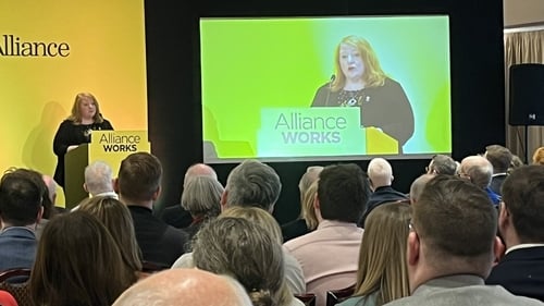 Naomi Long told her party's annual conference that 'the current system of stop-go, up-down, ransom politics needs to end'
