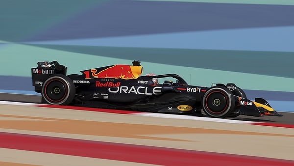Max Verstappen topped the timesheets in Bahrain