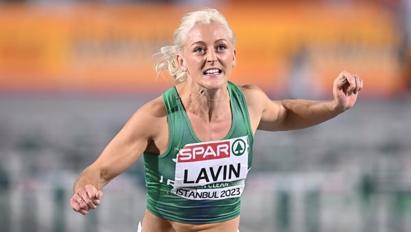 Sarah Lavin's rich vein of form continued in the Swedish capital on Sunday