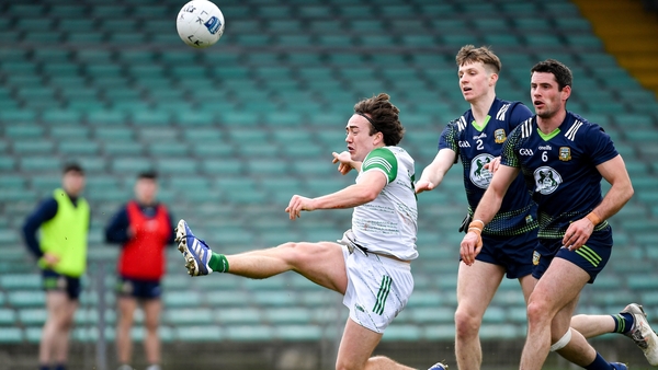 Cian Sheehan scores a point for Limerick in their draw against Meath