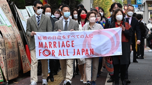 A Tokyo court said in November Japan's failure to legally protect same-sex partners created an 'unconstitutional situation'