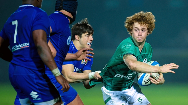 Henry McErlean has featured in every game for Ireland's U20s