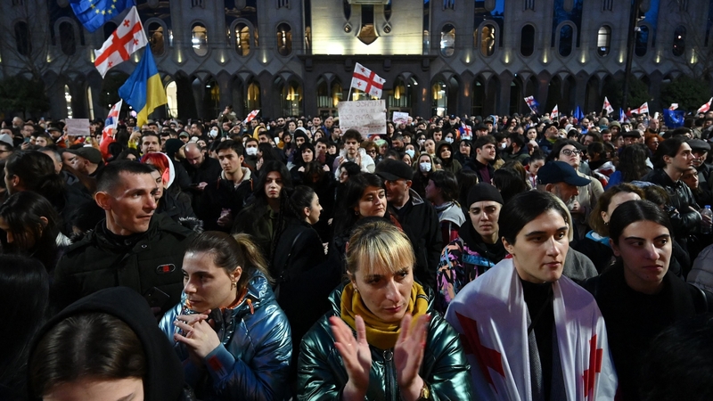 Thousands Protest 'foreign Agent' Bill In Georgia