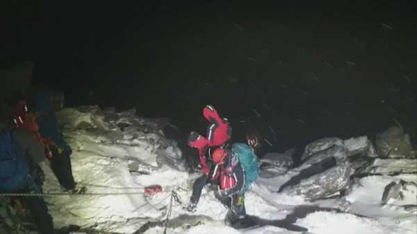 Six people were rescued overnight after climbing in Co Kerry (Courtesy: Kerry Mountain Rescue)