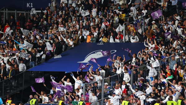 Real Madrid fans at last season's Champions League final