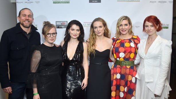 Charlie Hunnam Sarah Polley Eve Hewson Kerry Condon Rhea Seehorn and Jessie Buckley attend Oscar Wilde Awards 2023