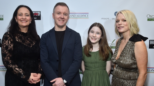 Catherine Martin, Colm Bairéad, Catherine Clinch and Cleona Ní Chrualaoí attend Oscar Wilde Awards 2023