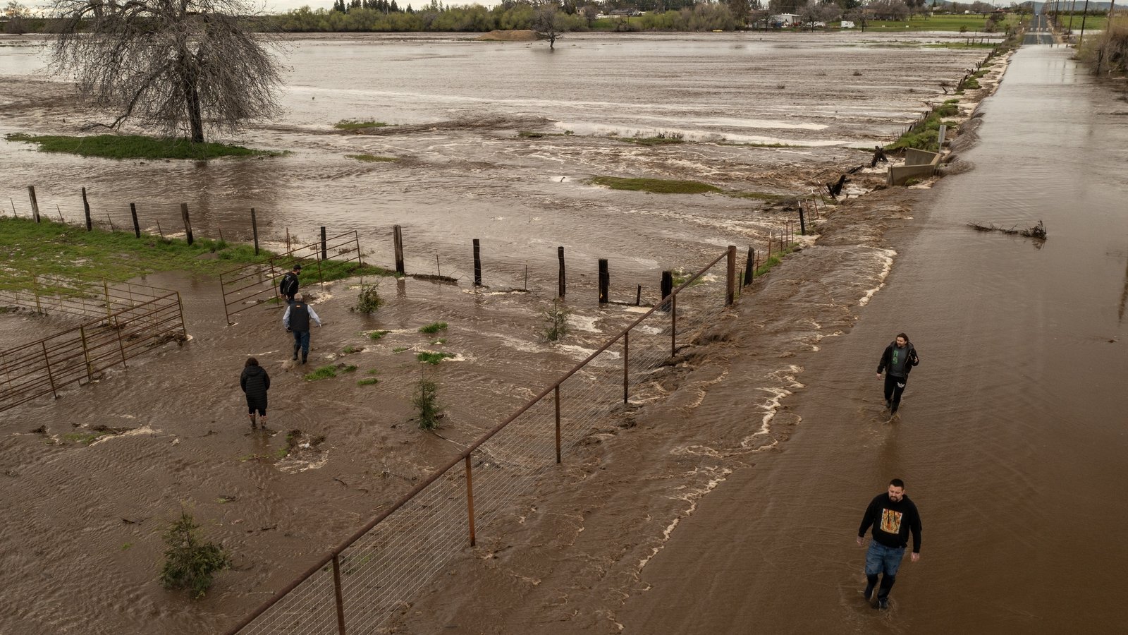 Pineapple express' storm wallops California