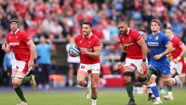 Wales scrumhalf Rhys Webb was central to their win in Rome
