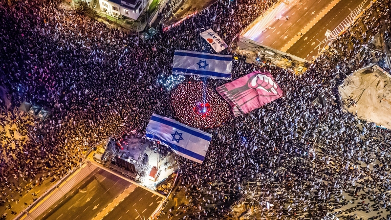 Thousands Of Israelis Rally Against Judicial Overhaul