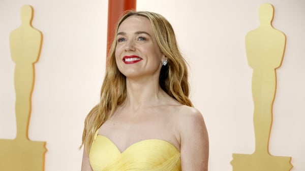 Best supporting actress nominee Kerry Condon arrives at the Oscars