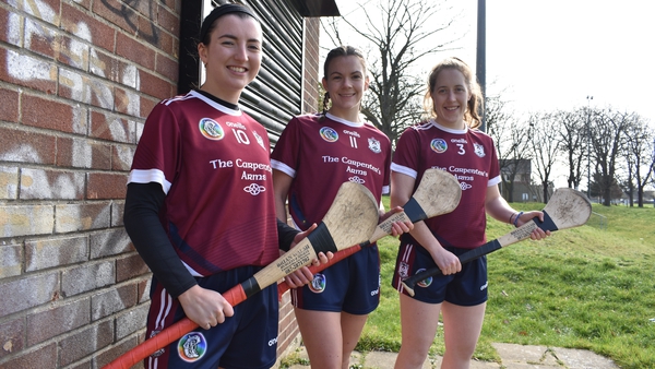 Thomas McCurtain camogie players Rachel Foley, Treise Moran and Laoise Quinn pictured in shorts