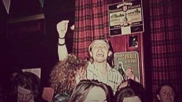 Richard Baneham during his time in Ballyfermot College