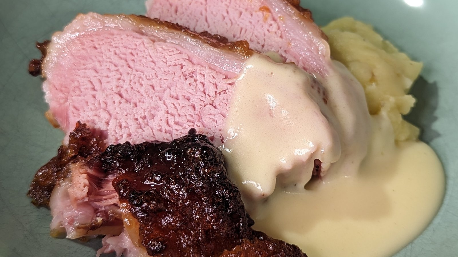 Kevin Dundon's whiskey and marmalade glazed loin