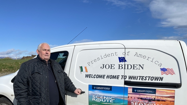 Eamonn Thornton met the then US Vice President during Mr Biden's 2016 visit to Co Louth