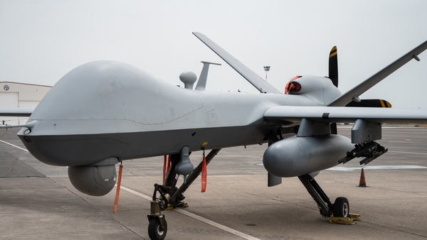 A US MQ-9 Reaper drone was lost in the Black Sea (File pic)