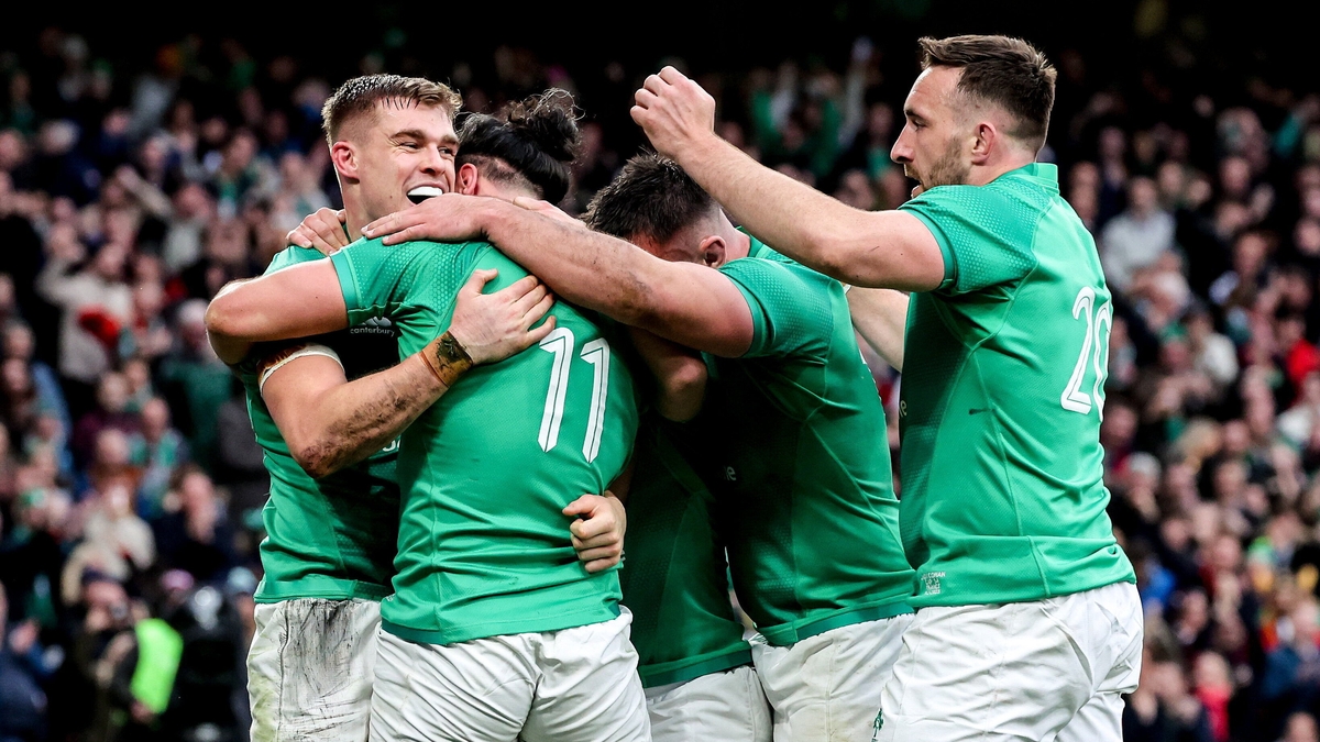 Ireland on the way to Grand Slam victory Ireland on the way to Grand Slam victory