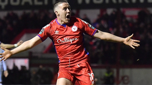Jack Moylan was on the mark for Shels