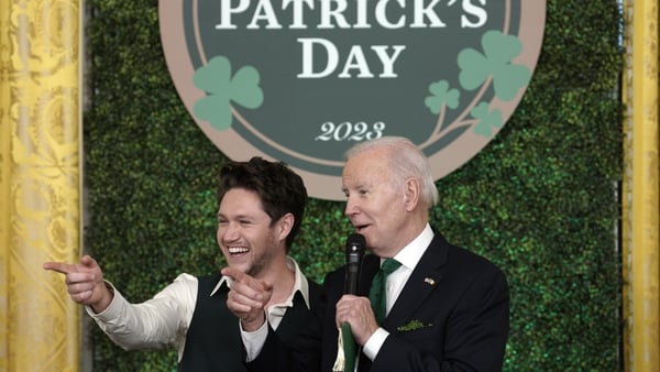 Niall Horan and US President Joe Biden