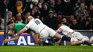 Dan Sheehan scores his own second and Ireland's third