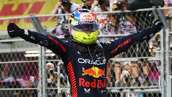 Sergio Perez best Max Verstappen
