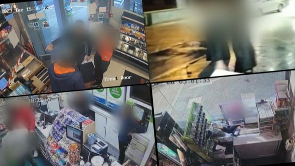 CCTV footage captures some of the shoplifting incidents