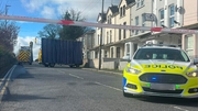 Police have cordoned off the scene in Portadown