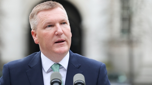 Michael McGrath said the Government has grappled with "enormous challenges" over the past three years (file pic)