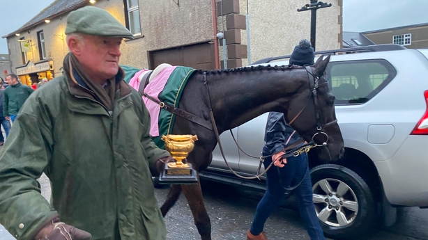 Trainer Willie Mullins with Galopin Des Champs
