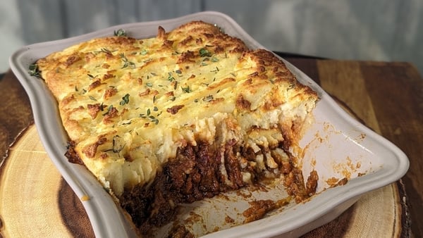 Kevin Aherne's barbecue lamb shepherd's pie.