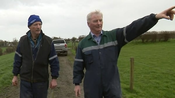 Brothers Diarmuid and Francis Lally are opposed to two pylons being erected on their Co Meath farm