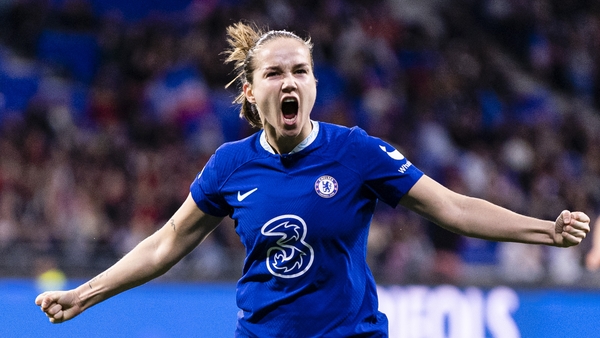 Guro Reiten's goal separates Chelsea and Lyon ahead of the return leg in London