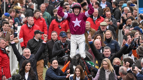 Bryan Cooper after his Gold Cup success on Don Cossack