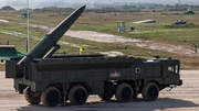 Russia has given Belarus Iskander-E missile launchers, pictured above, which can carry the tactical nuclear weapons