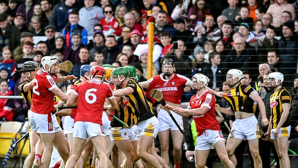 Five cards were shown in a second-half incident in Croke Park