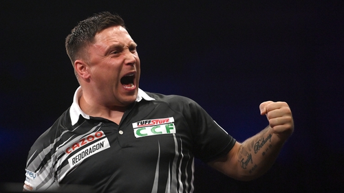 Gerwyn Price was victorious