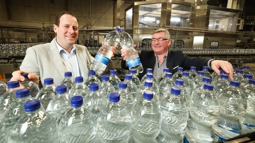 Laurence Kelly, Buying Director at ALDI Ireland, and Liam Duffy, CEO, Classic Mineral Water