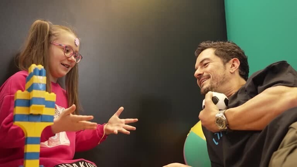 Orlando Bloom is a goodwill ambassador for UNICEF (Pic: UNICEF)