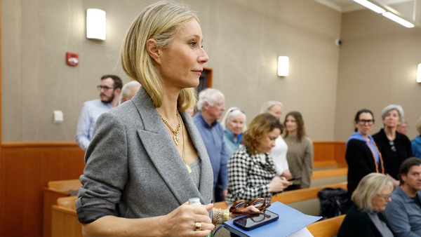 Gwyneth Paltrow pictured in the courtroom last week
