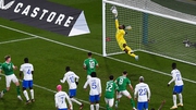 France keeper Mike Maignan saves spectacularly from Nathan Collins