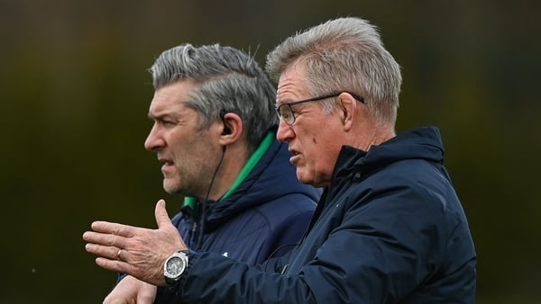 Ireland head coach Greg McWilliams (left) and senior coach John McKee (right)