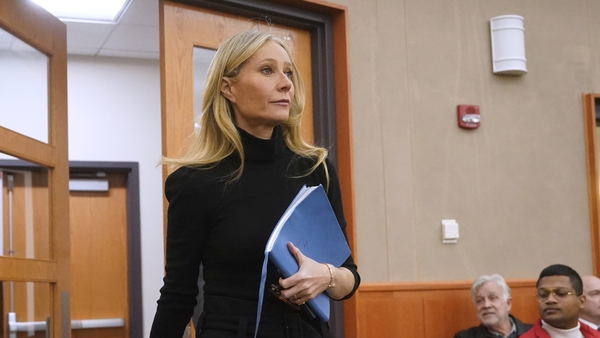Gwyneth Paltrow arriving in court on Wednesday