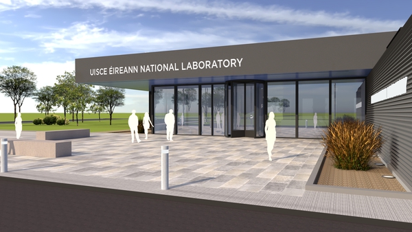 At least 90 people are due to be employed in the new national laboratory, which is due to open in 2025 (Mock design image)