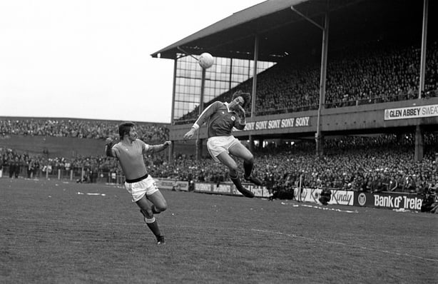 Ireland v France in World Cup Qualifier (1977)