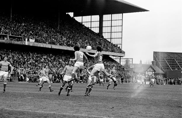 Ireland v France in World Cup Qualifier (1977)