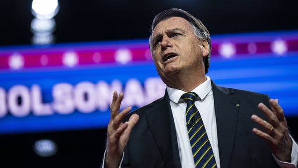 Mr Bolsonaro denied the allegations against him, accusing the authorities of trying to fabricate a case against him (file image)