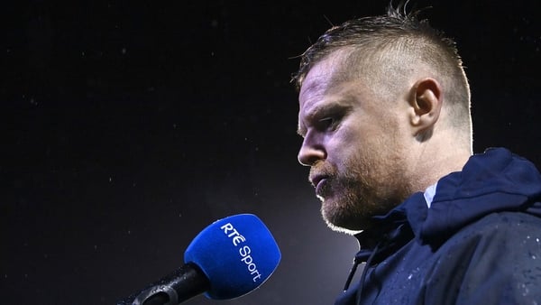 Damien Duff was furstrated after Shels' narrow loss to Derry City